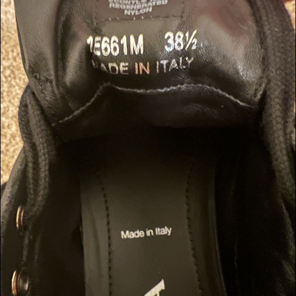 Authentic Prada leather sneakers